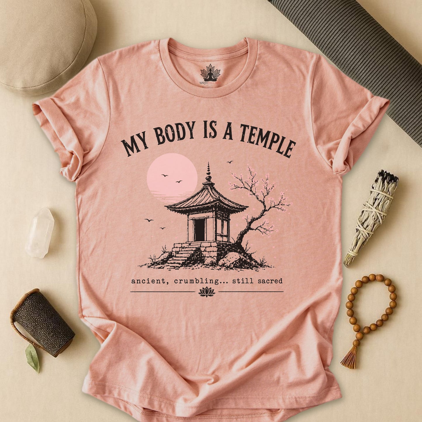 My Body Is A Temple: Ancient, Crambling, Still Sacred Tee
