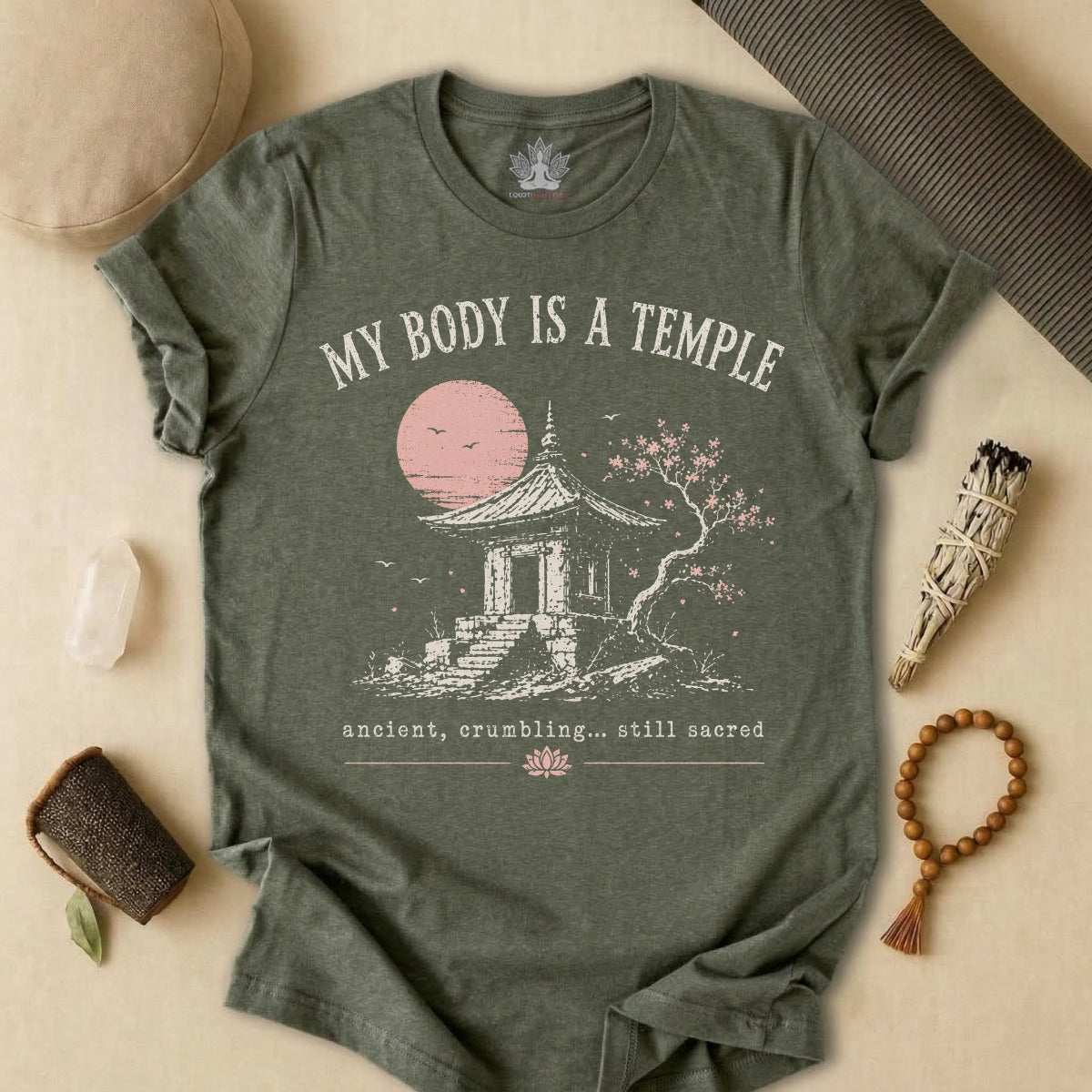 My Body Is A Temple: Ancient, Crambling, Still Sacred Tee