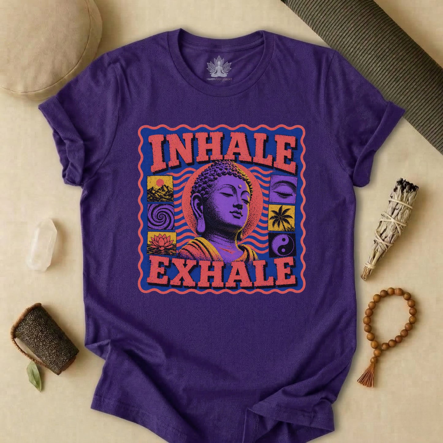90s Bold Buddha Print Tee