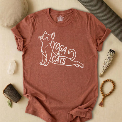 Yoga & Cats Tee