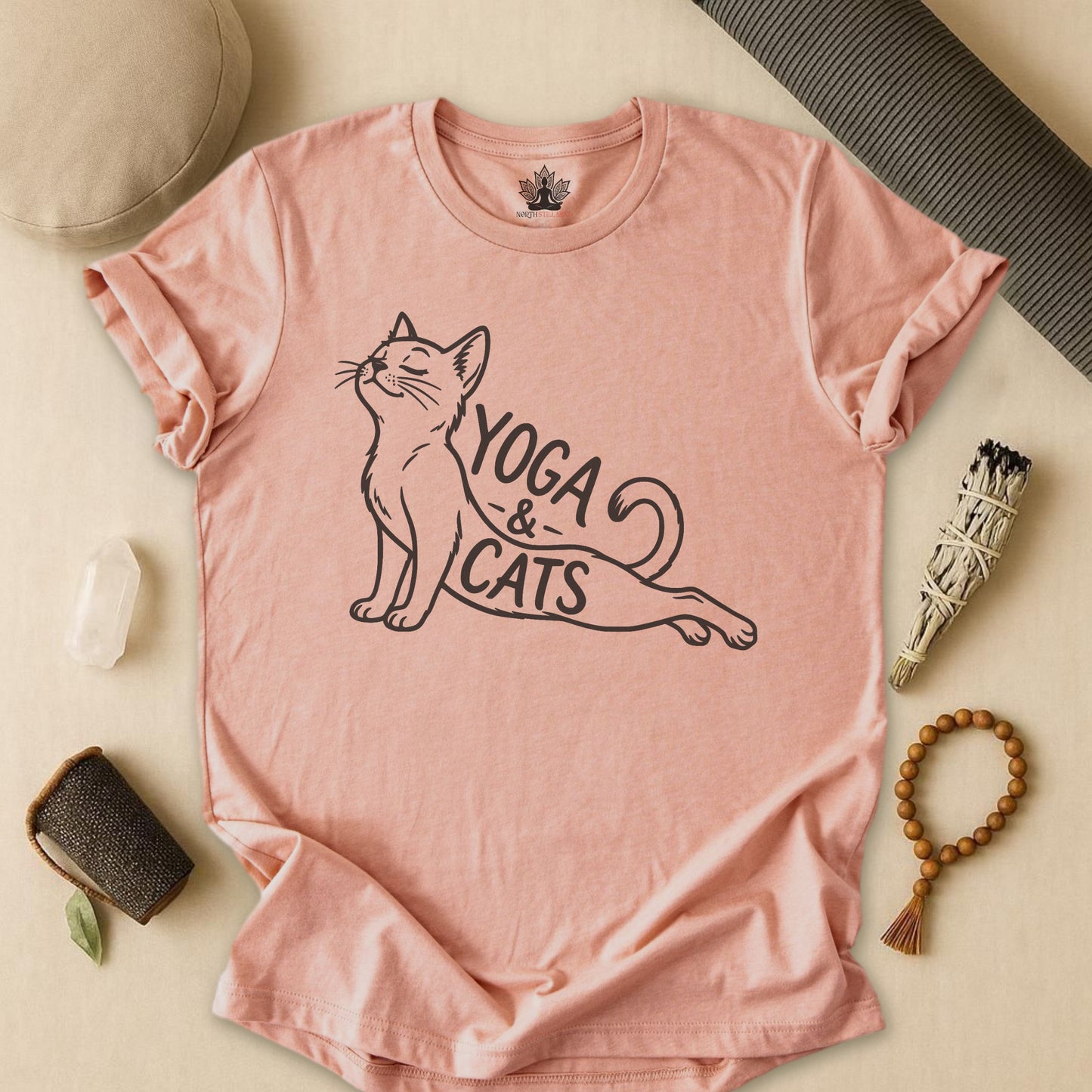 Yoga & Cats Tee