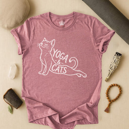 Yoga & Cats Tee