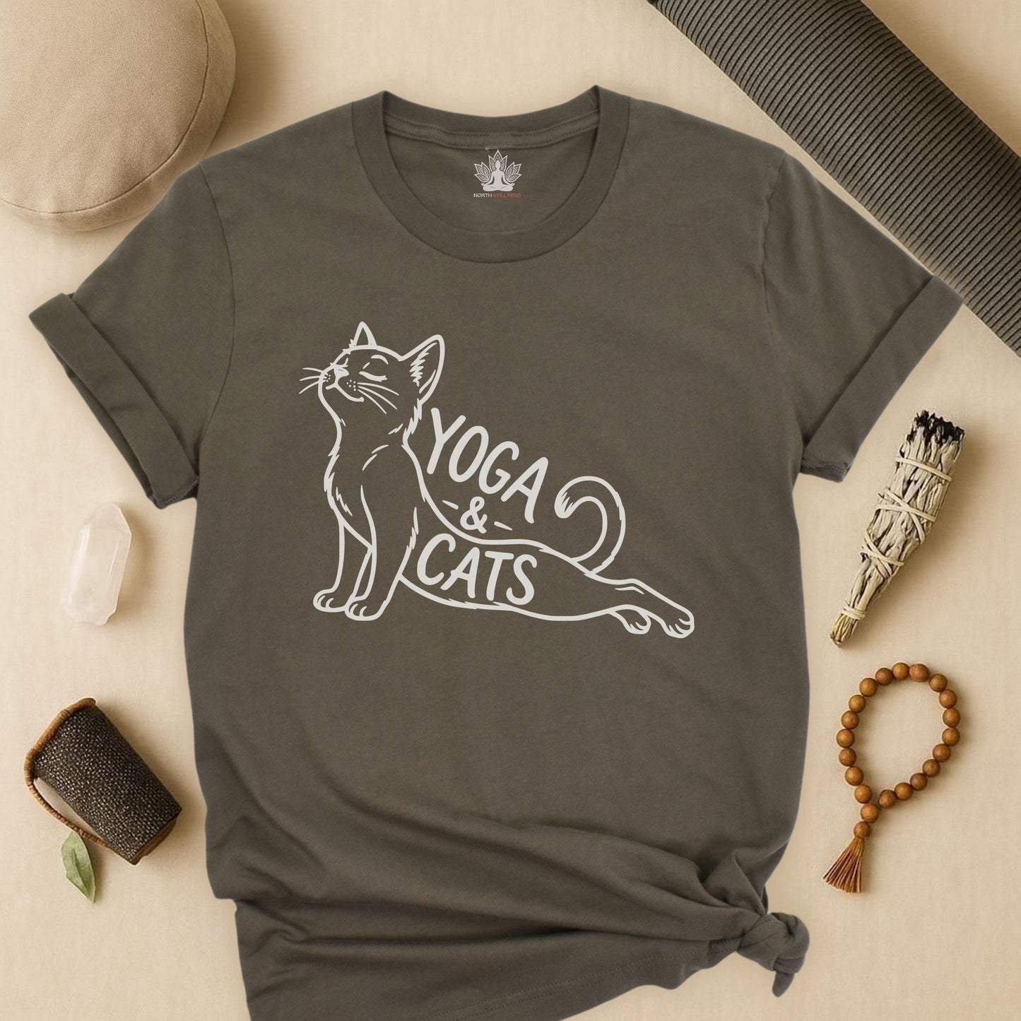 Yoga & Cats Tee