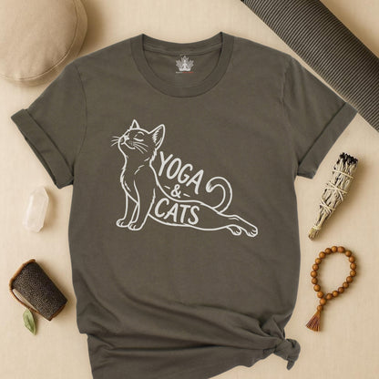 Yoga & Cats Tee