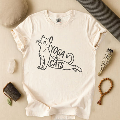 Yoga & Cats Tee
