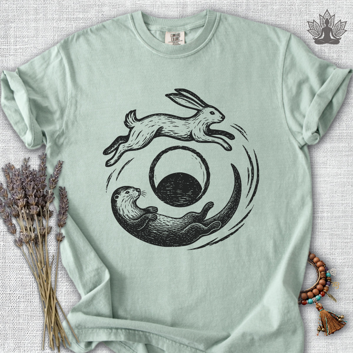 Hare & Otter Moonlit Balance Comfort Colors® Tee