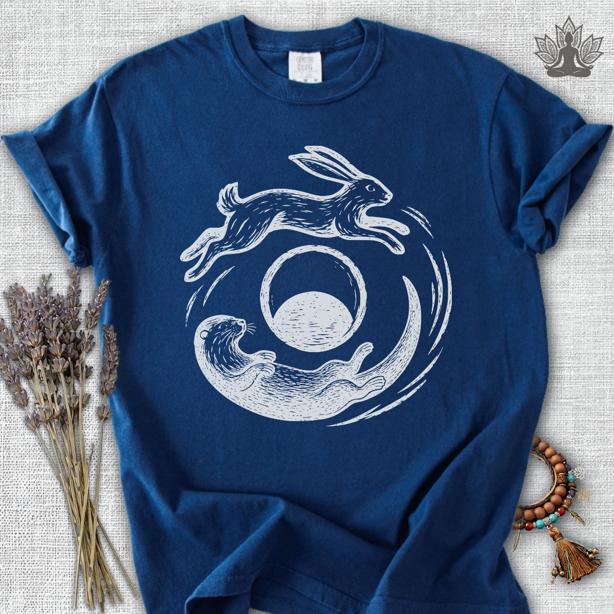 Hare & Otter Moonlit Balance Comfort Colors® Tee