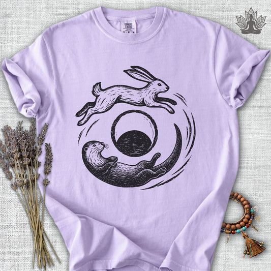 Hare & Otter Moonlit Balance Comfort Colors® Tee