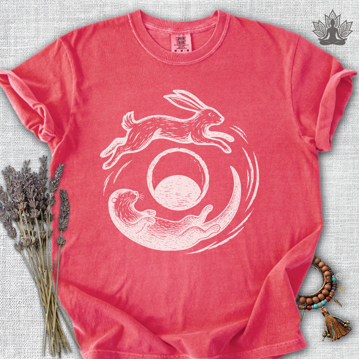 Hare & Otter Moonlit Balance Comfort Colors® Tee