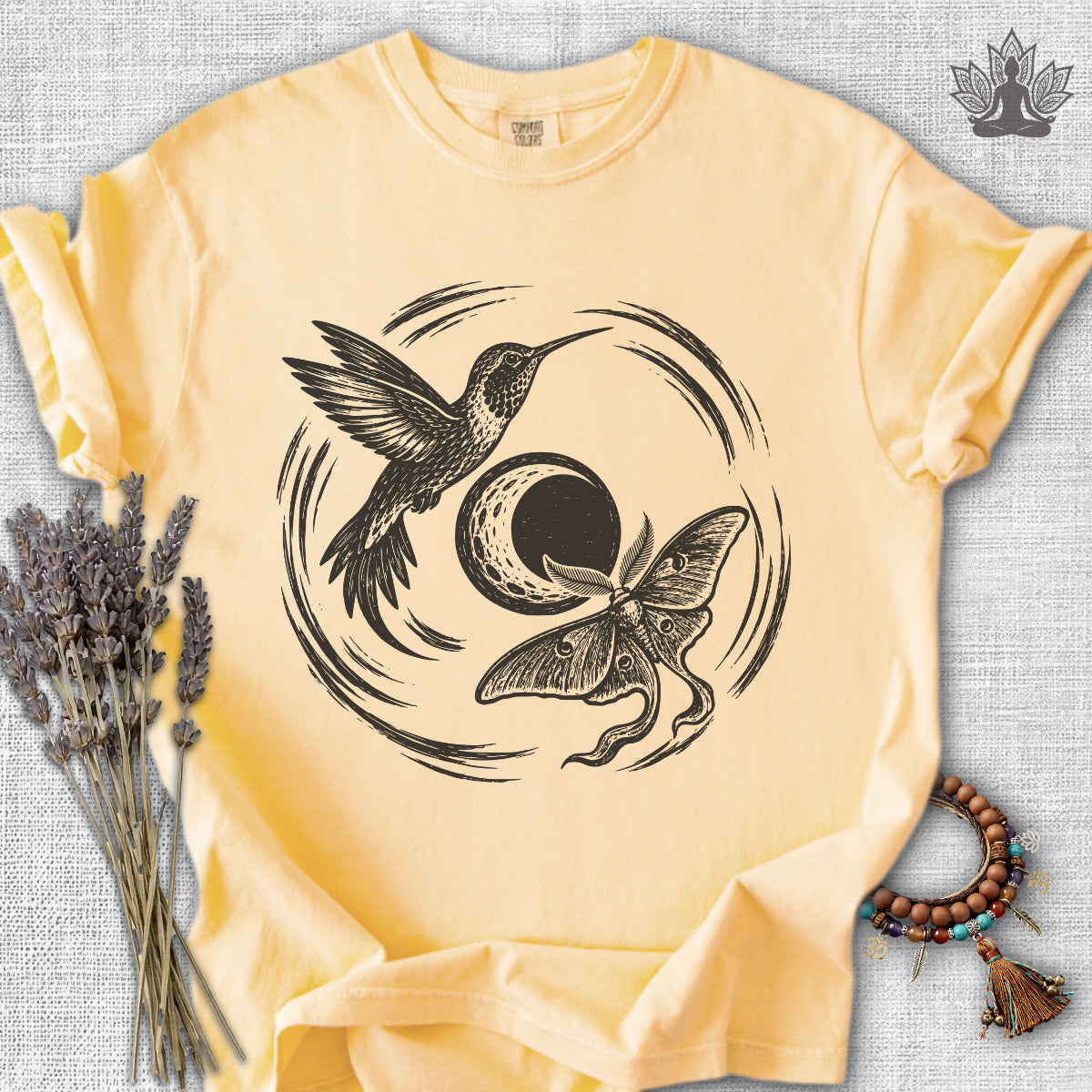 Hummingbird & Moth Harmony Comfort Colors® Tee