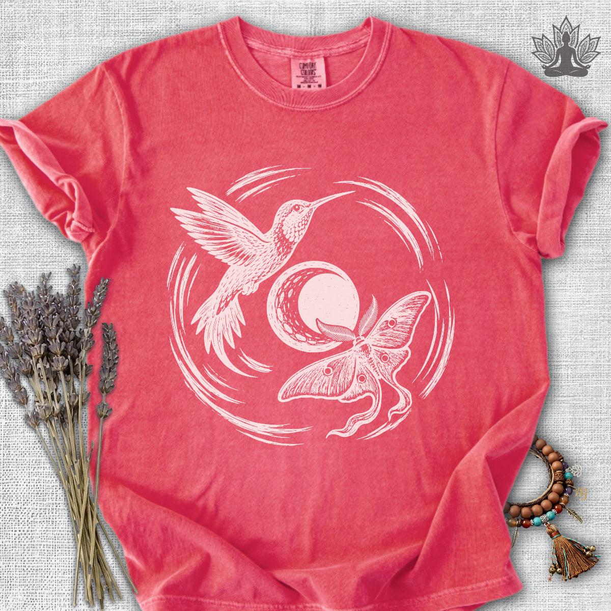 Hummingbird & Moth Harmony Comfort Colors® Tee