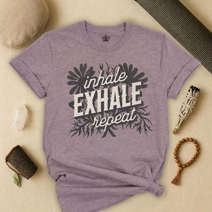 Inhale Exhale Repeat Floral Tee
