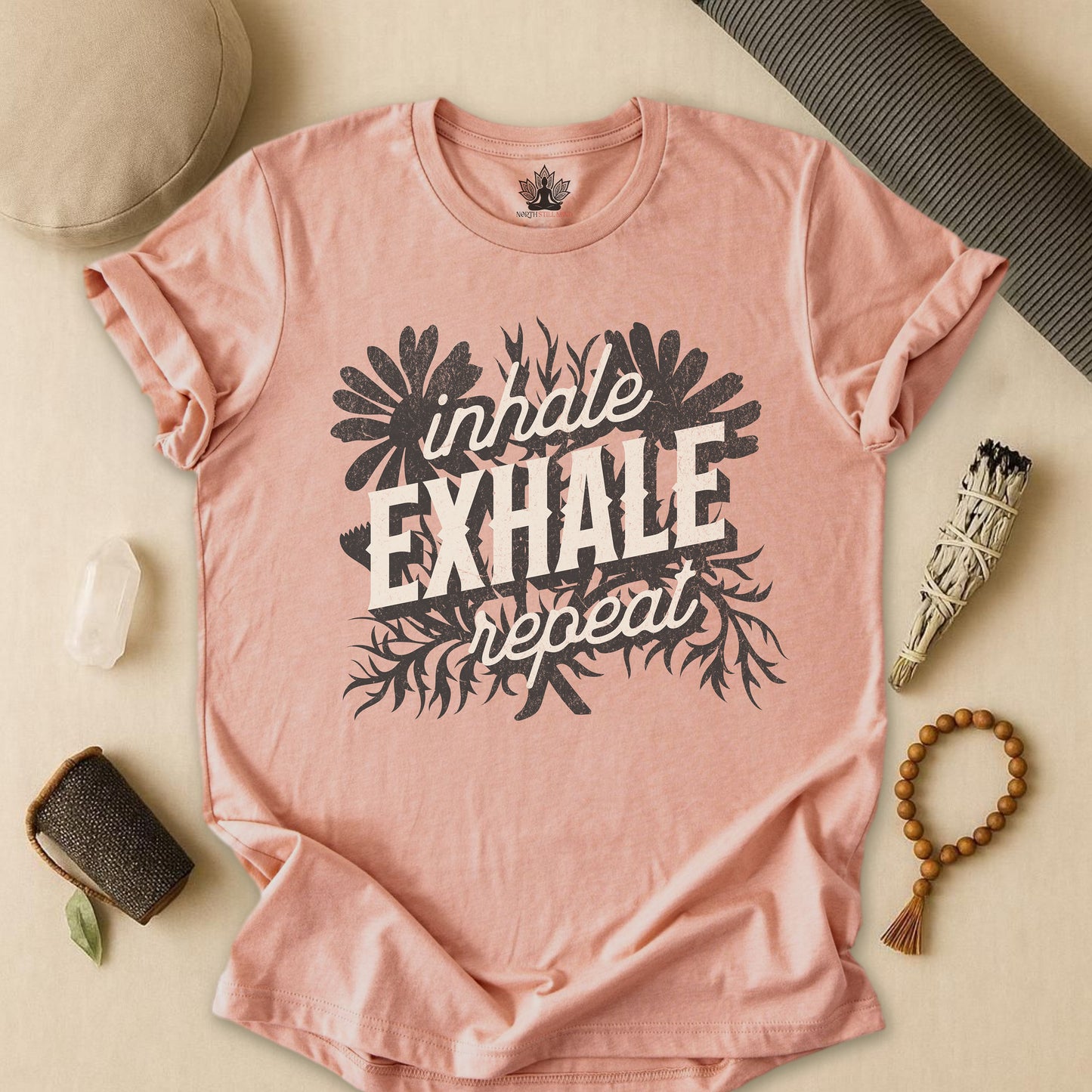 Inhale Exhale Repeat Floral Tee