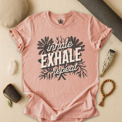 Inhale Exhale Repeat Floral Tee
