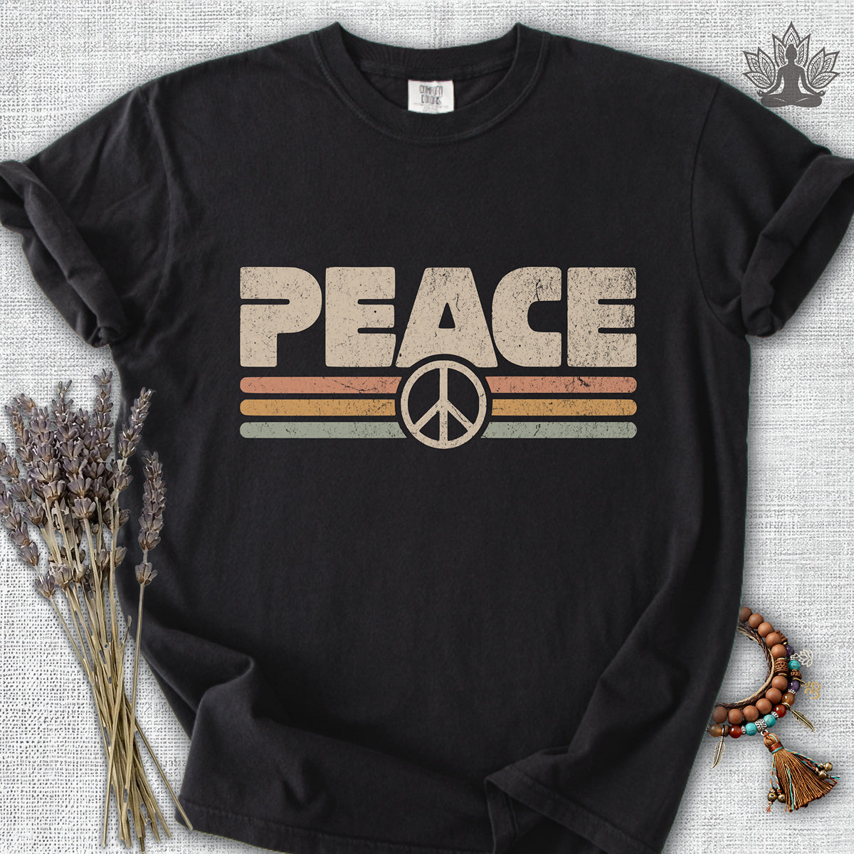 Peace Retro Comfort Colors® Tee