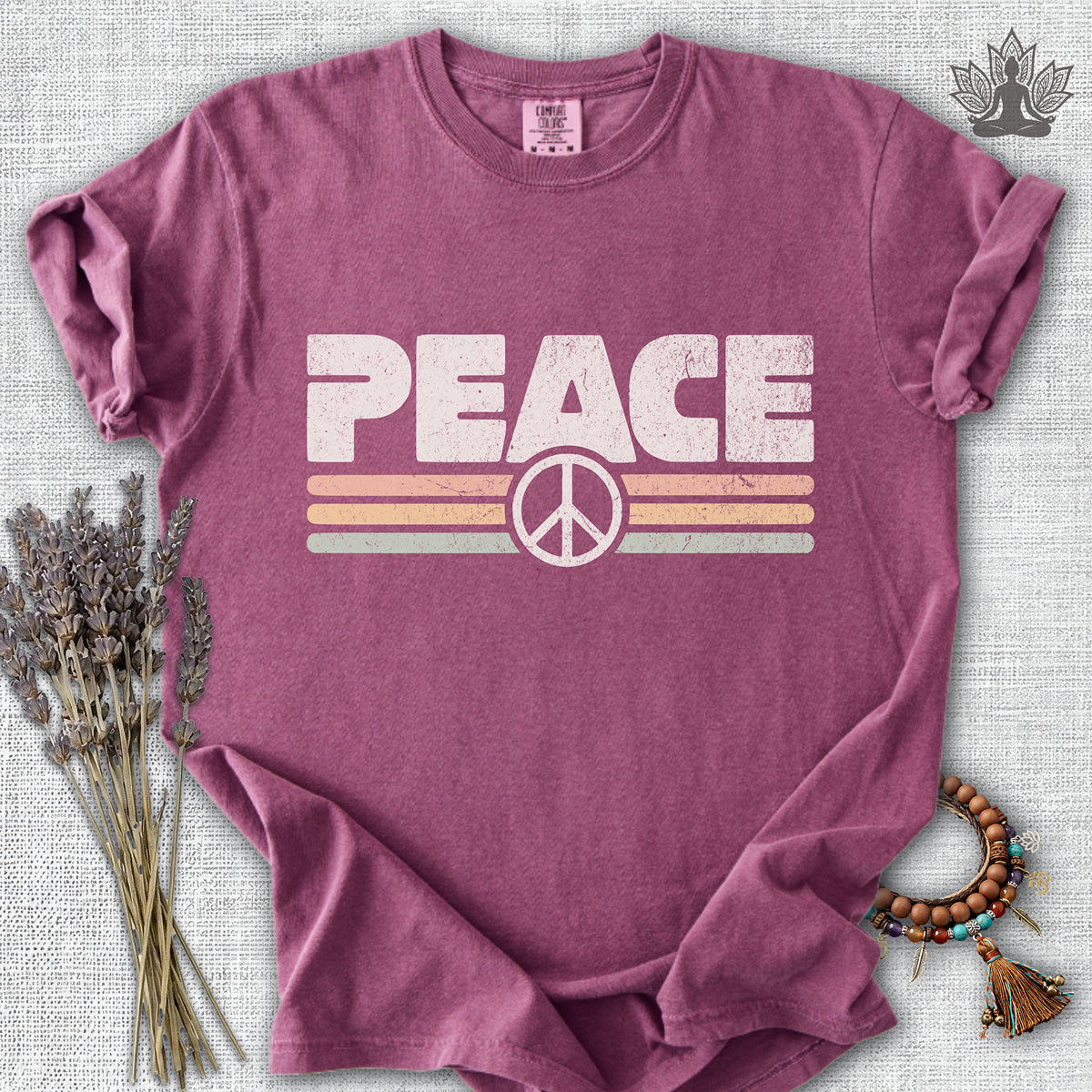 Peace Retro Comfort Colors® Tee