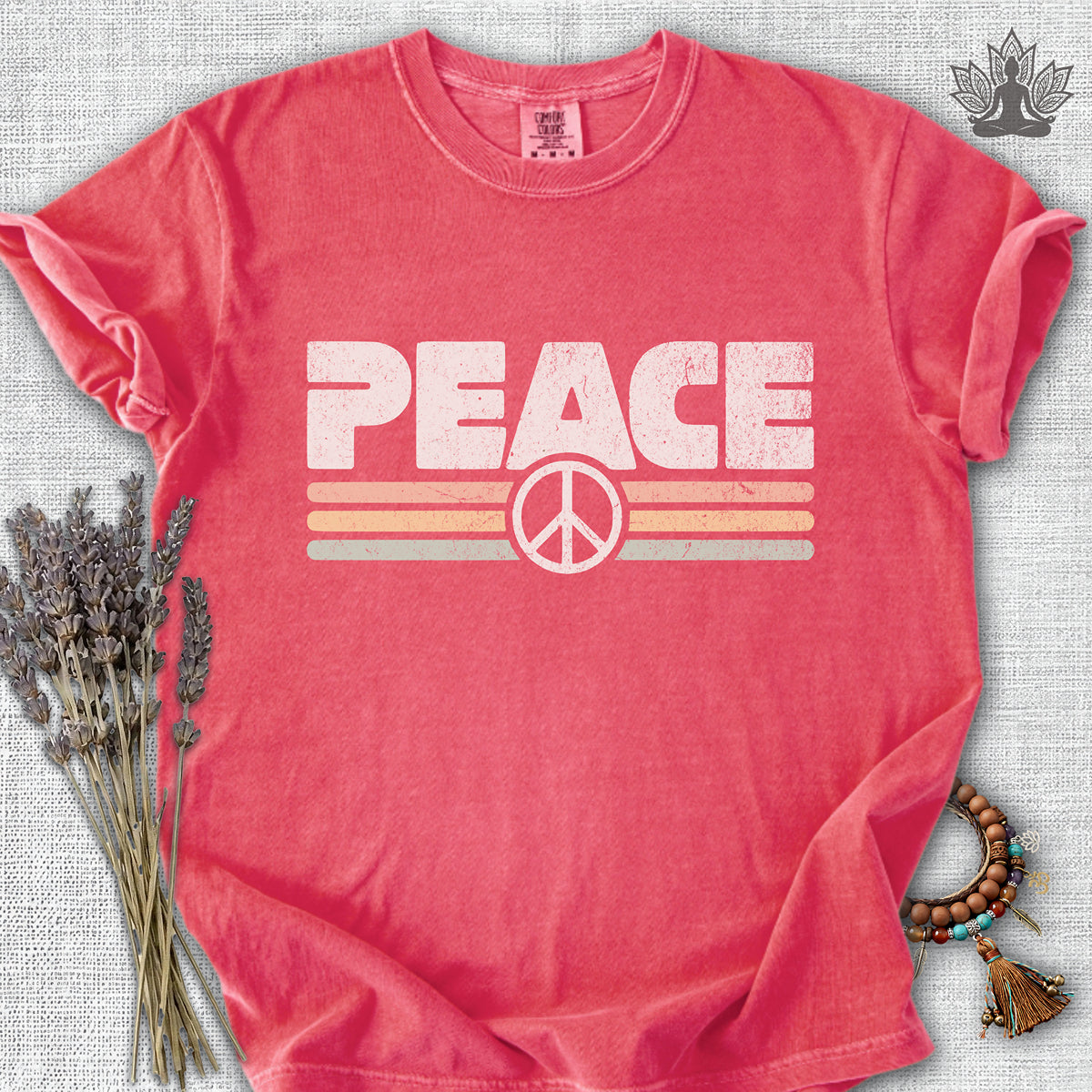 Peace Retro Comfort Colors® Tee