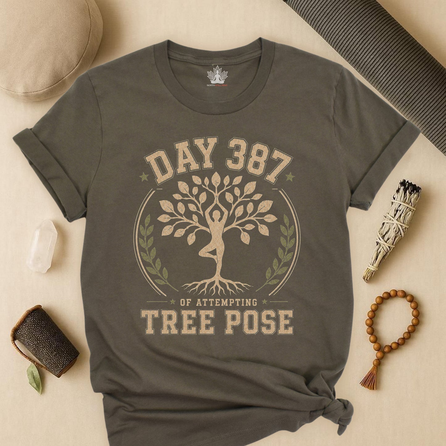 Day 387 Of Attempting Tree Pose Tee