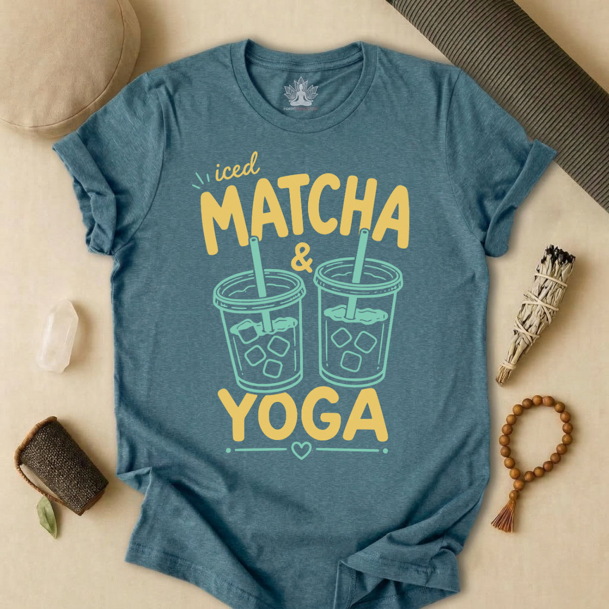 Iced Matcha & Yoga Tee