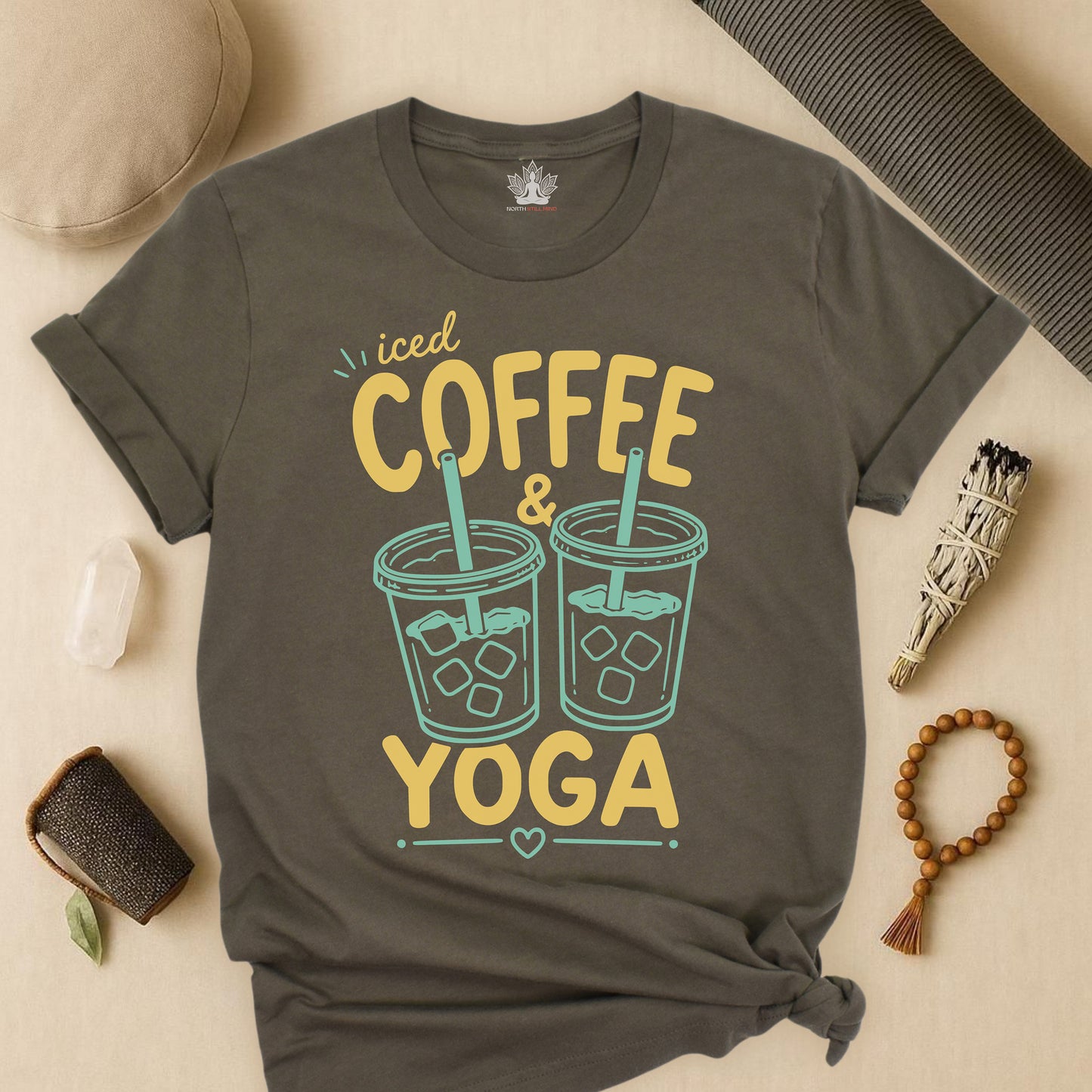 Iced Coffee & Yoga Tee
