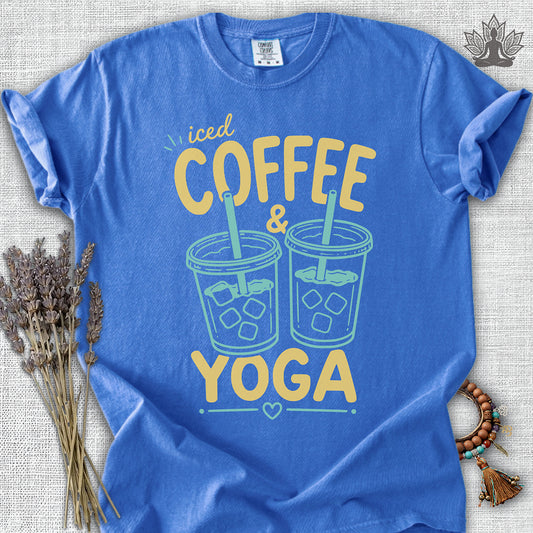 Iced Coffee & Yoga Comfort Colors® Tee