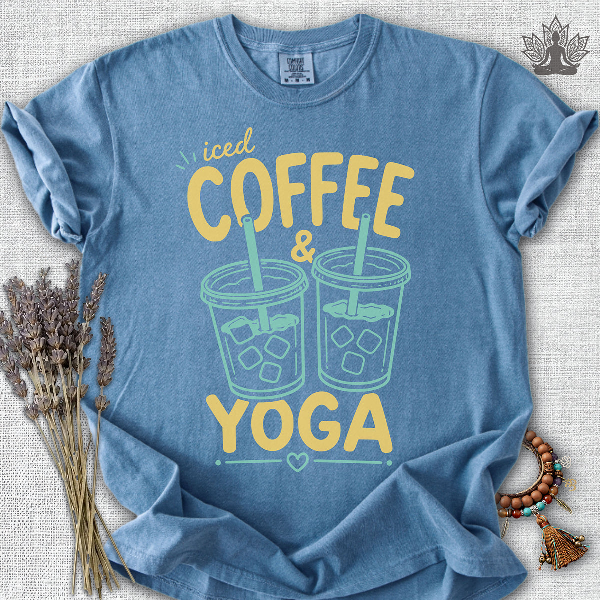 Iced Coffee & Yoga Comfort Colors® Tee