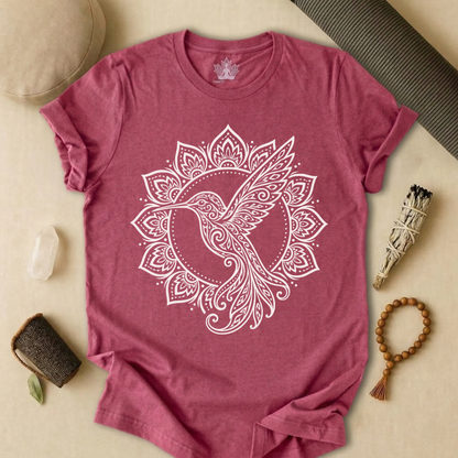 Hummingbird & Mandala Tee