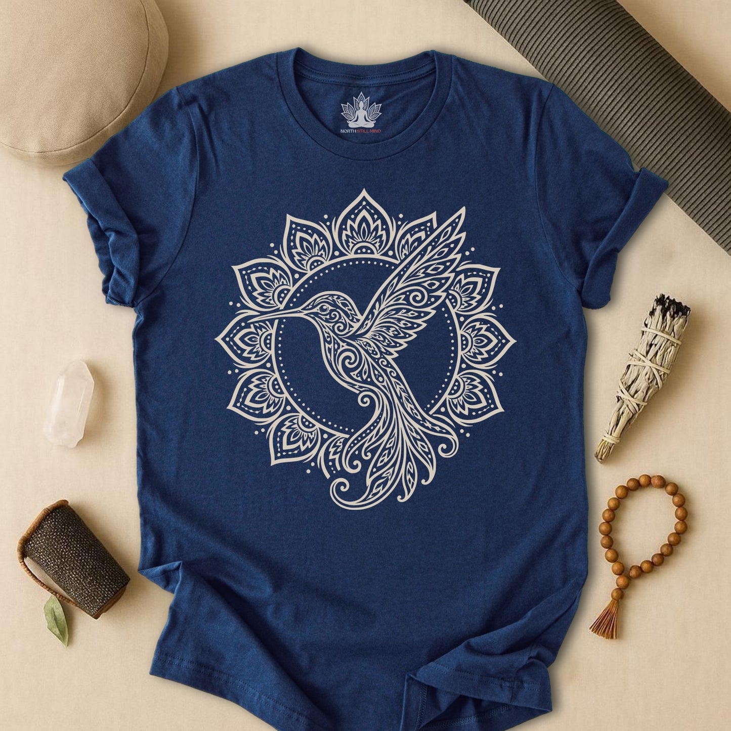 Hummingbird & Mandala Tee