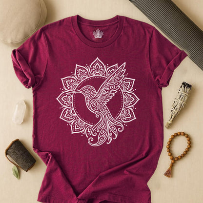 Hummingbird & Mandala Tee