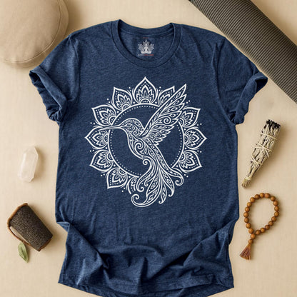Hummingbird & Mandala Tee