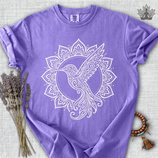 Hummingbird & Mandala Comfort Colors® Tee