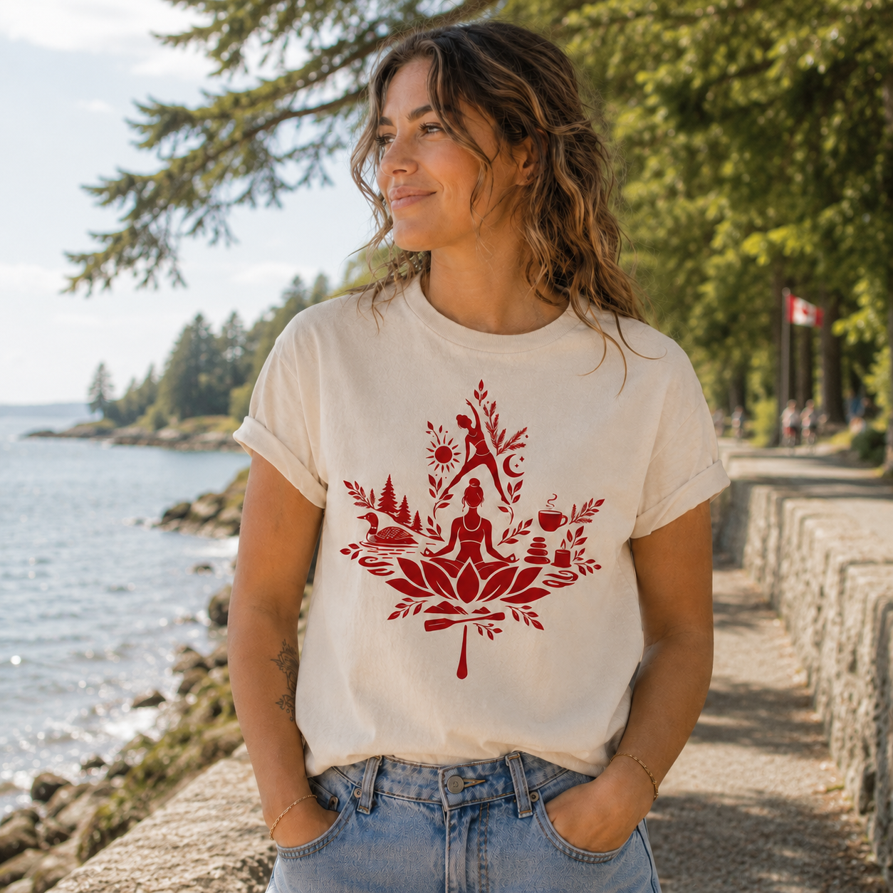 Canada Day Maple Leaf Comfort Colors® Tee