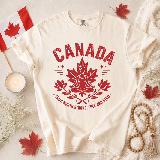 True North Strong, Free & Kind Comfort Colors® Tee