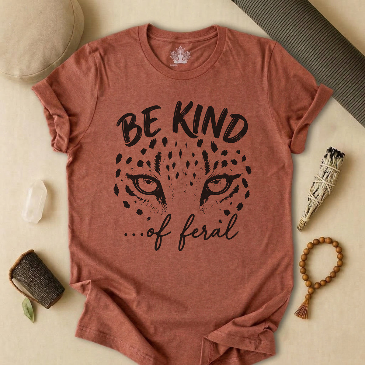 Be Kind Of Feral Leopard Tee