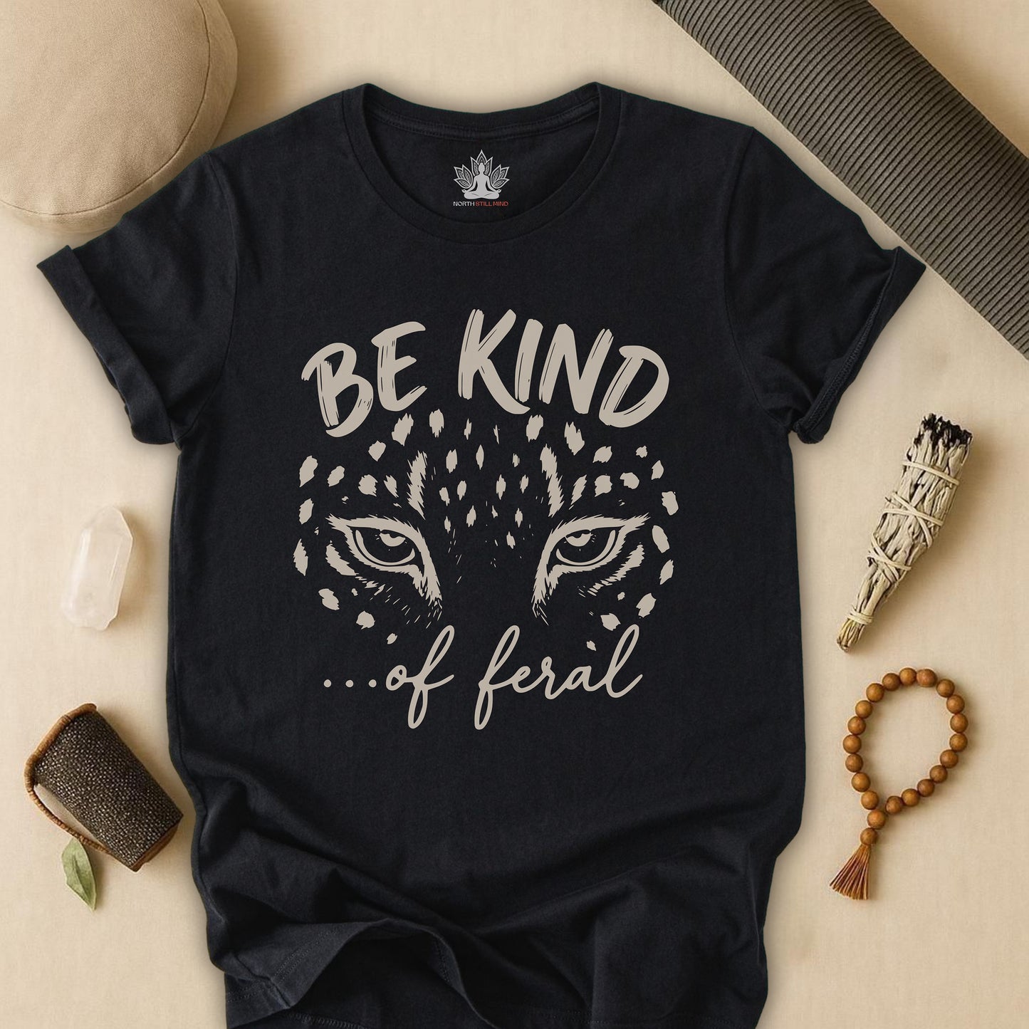 Be Kind Of Feral Leopard Tee