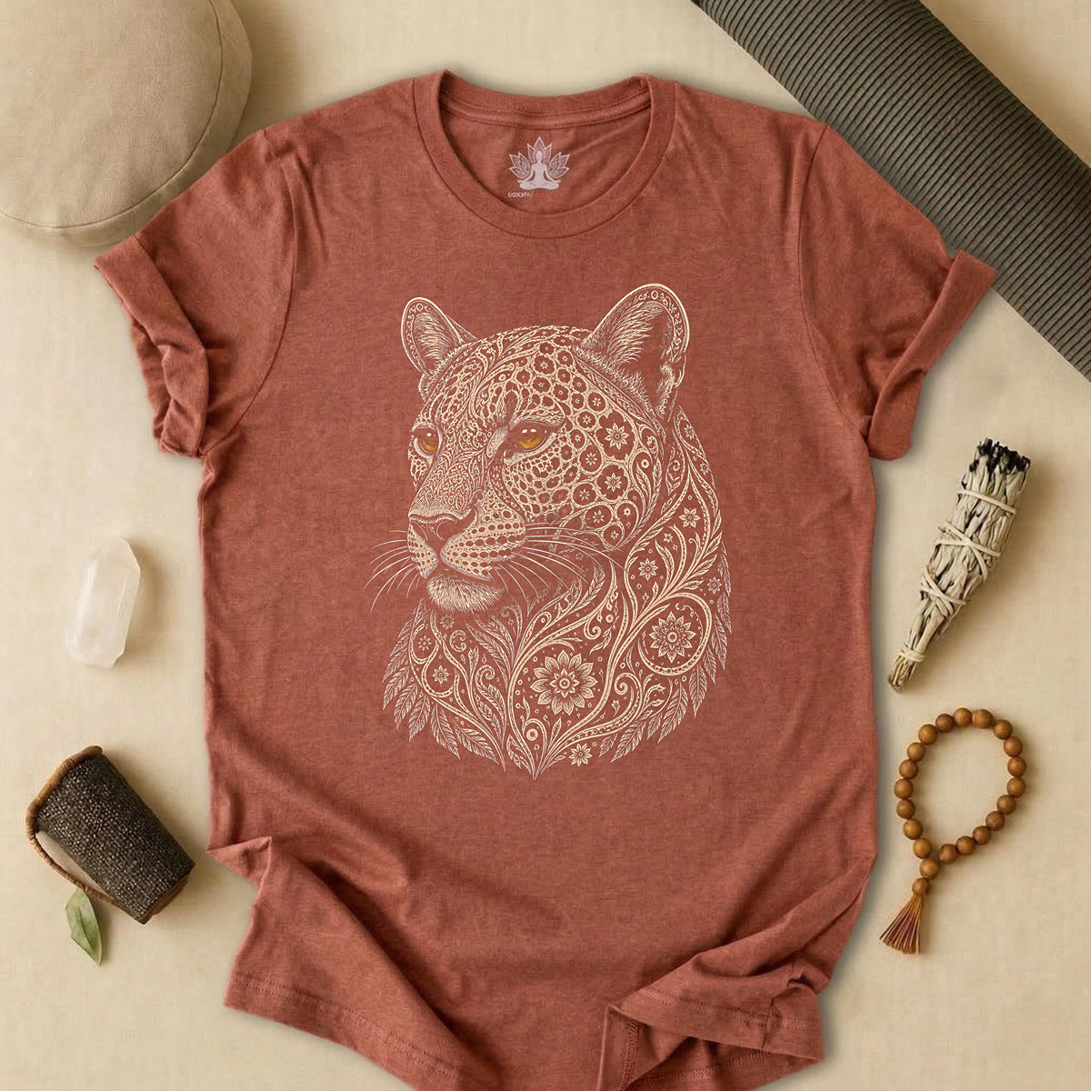 Mandala Leopard Tee