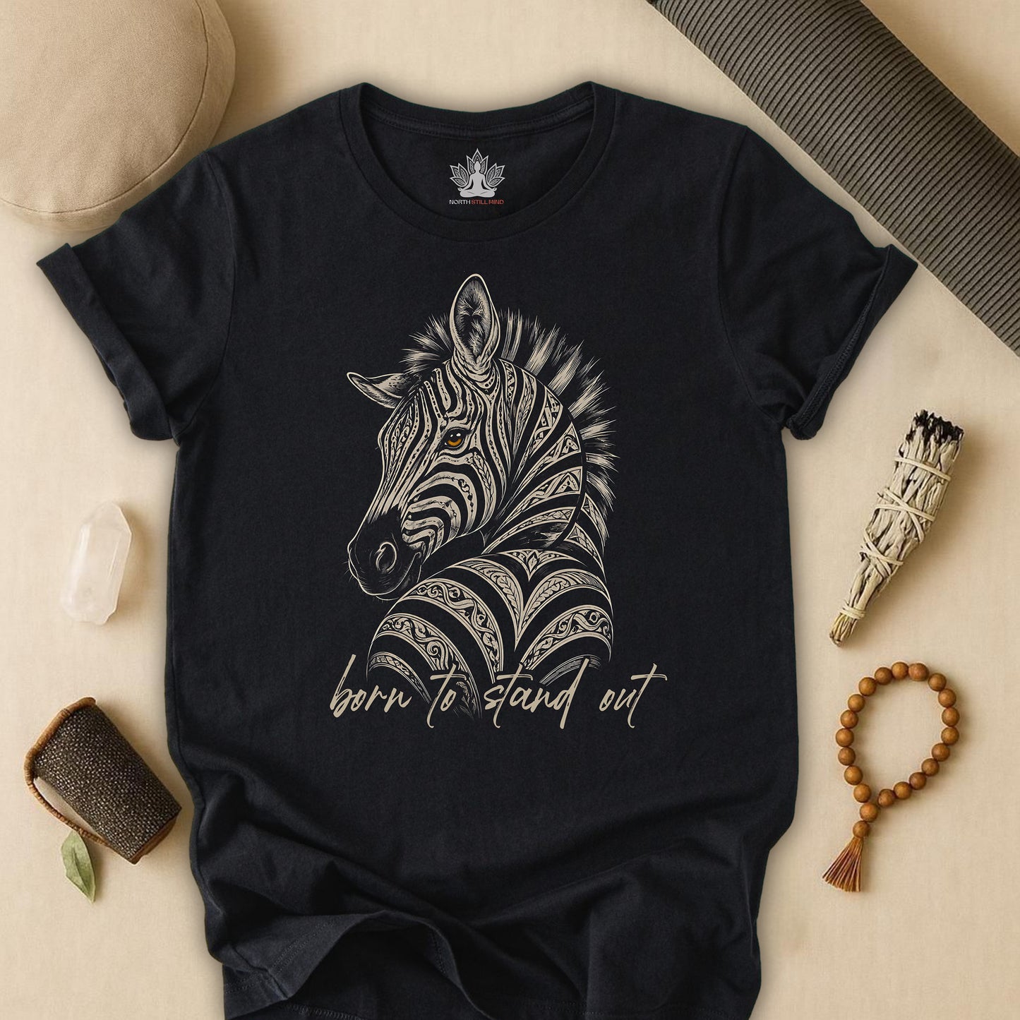 Born To Stand Out Zebra Tee