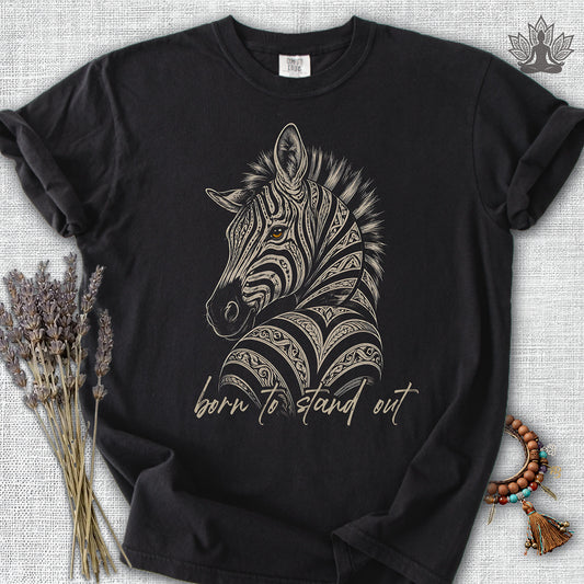 Born To Stand Out Zebra Comfort Colors® Tee