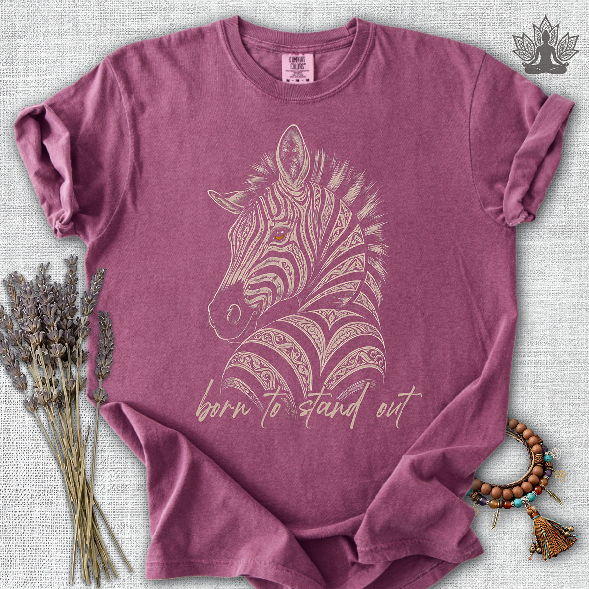 Born To Stand Out Zebra Comfort Colors® Tee