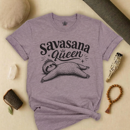 Savasana Queen Sloth Tee