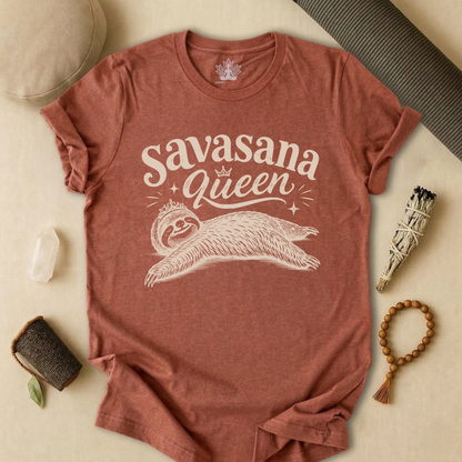 Savasana Queen Sloth Tee