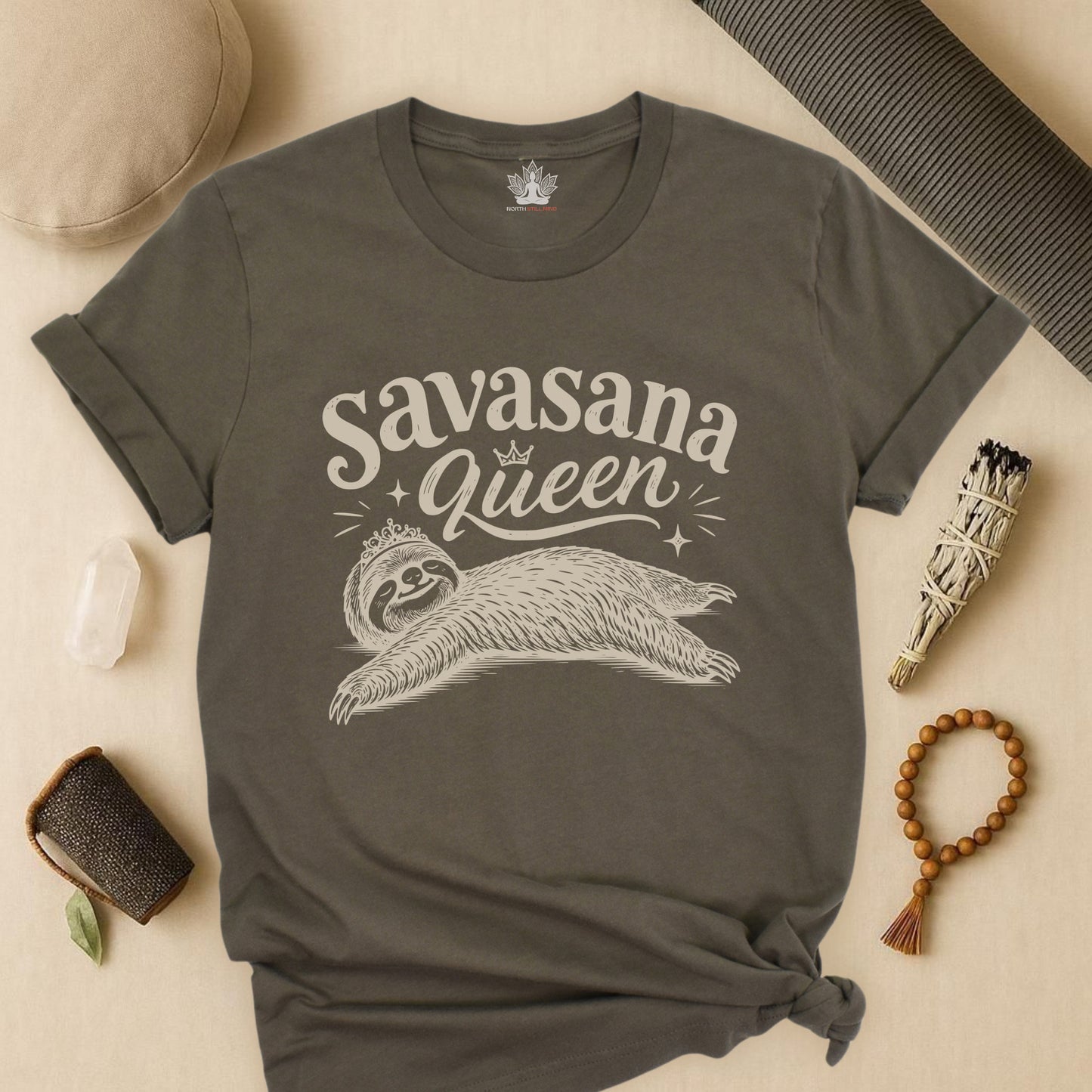 Savasana Queen Sloth Tee