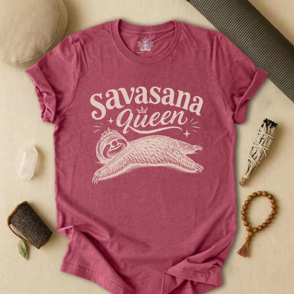 Savasana Queen Sloth Tee