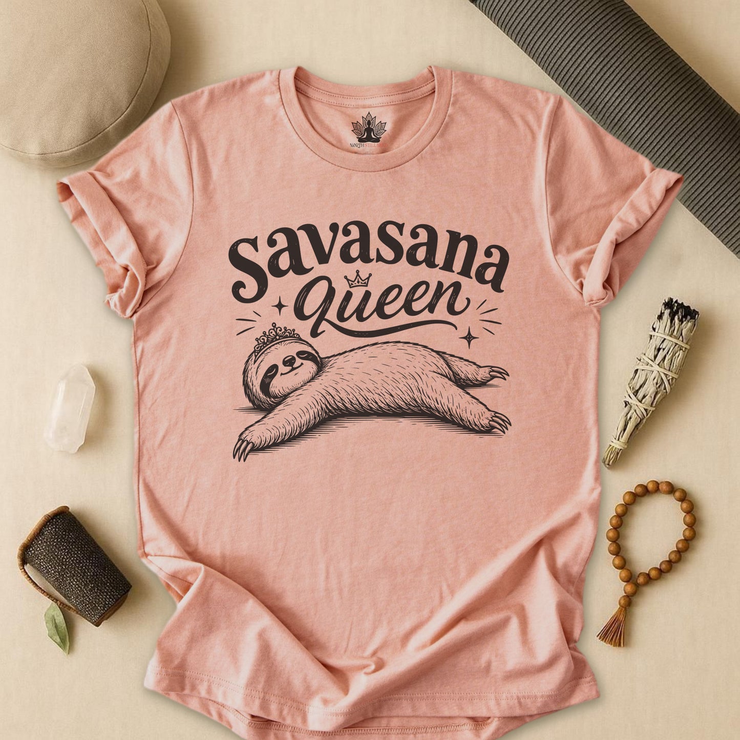 Savasana Queen Sloth Tee