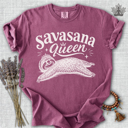Savasana Queen Sloth Comfort Colors® Tee