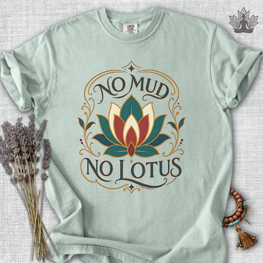 No Mud No Lotus Boho Comfort Colors® Tee