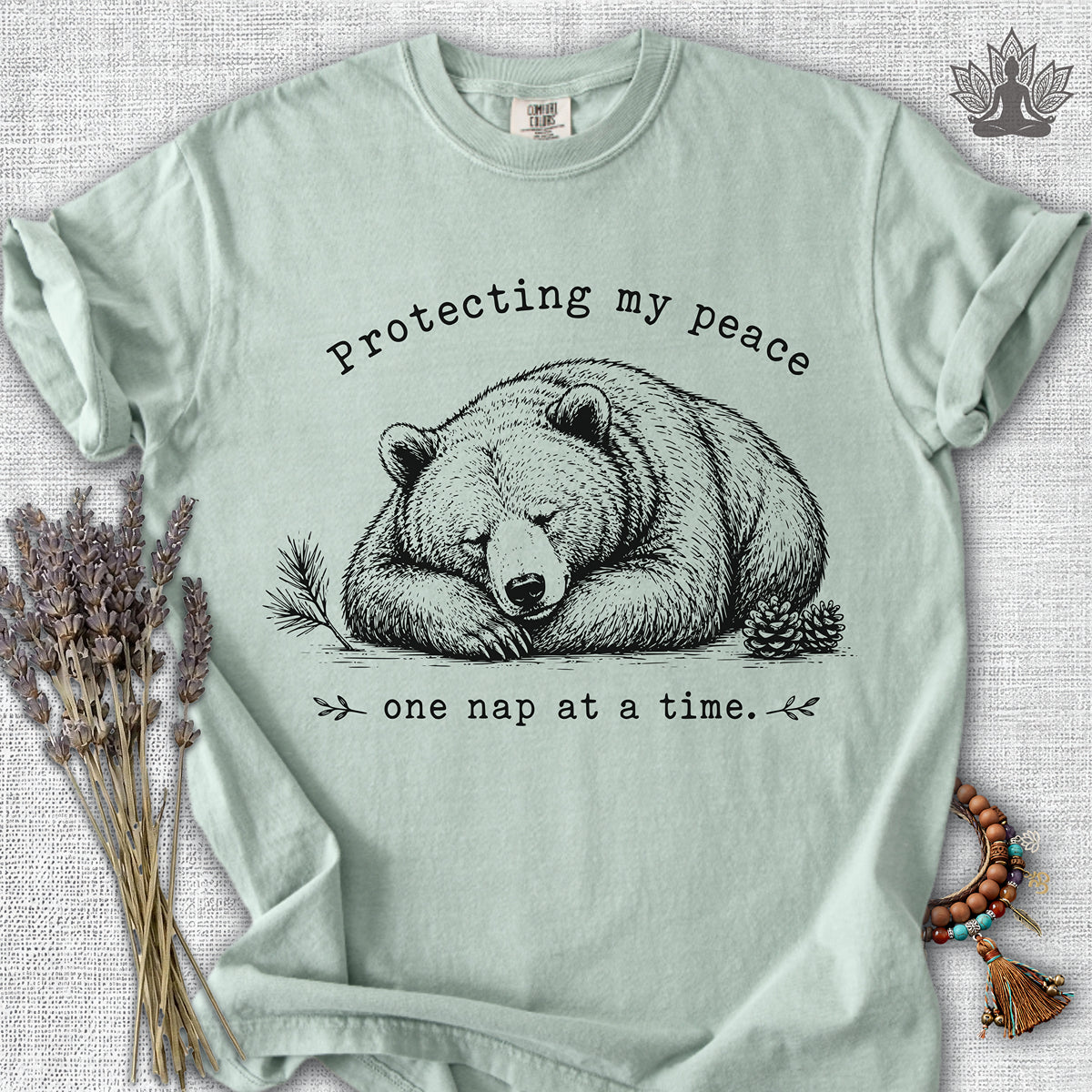Protecting My Peace Bear Comfort Colors® Tee