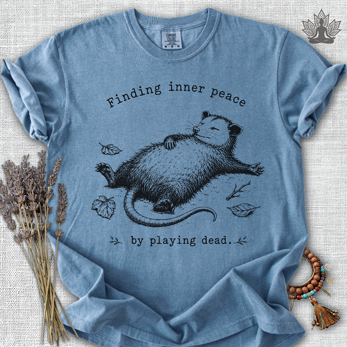 Finding Inner Peace Possum Comfort Colors® Tee