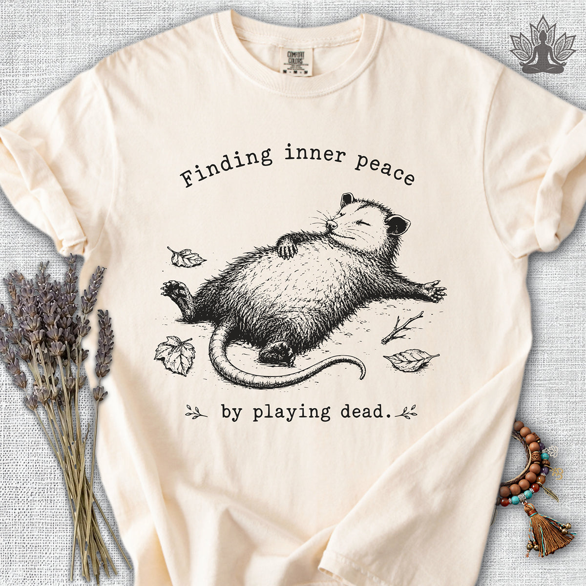 Finding Inner Peace Possum Comfort Colors® Tee