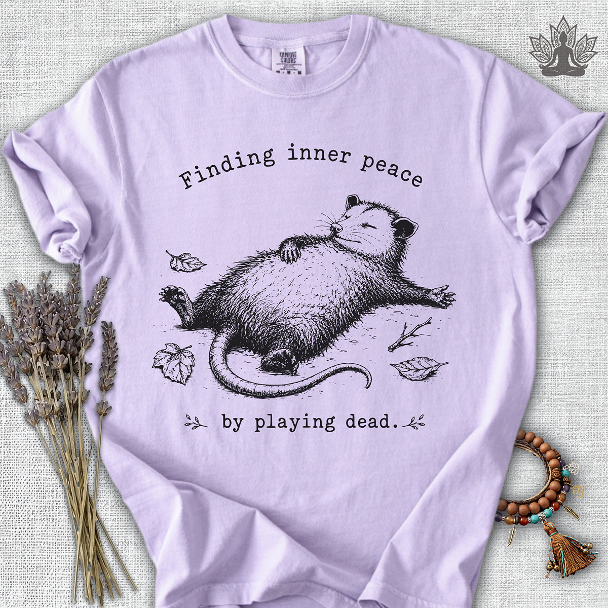 Finding Inner Peace Possum Comfort Colors® Tee